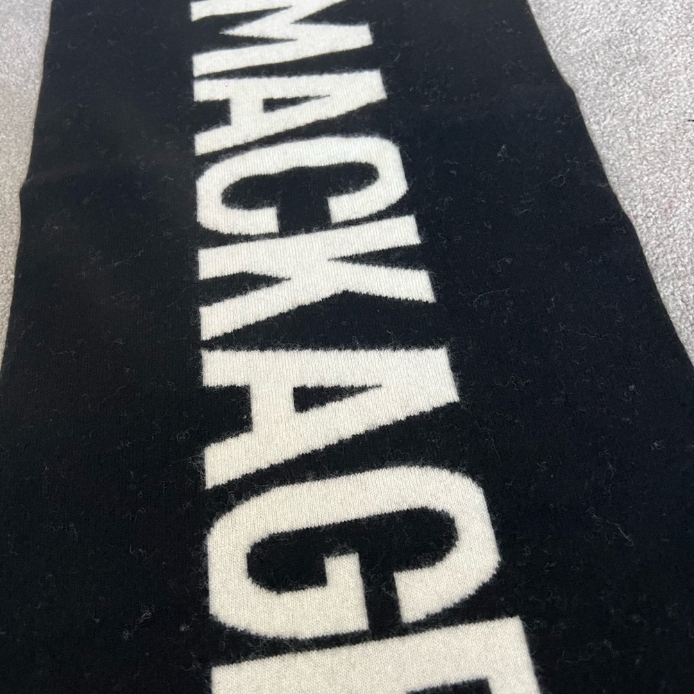 Mackage Black and White Scarf